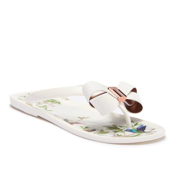 Ted Baker Susie P Floral Flip Flops 